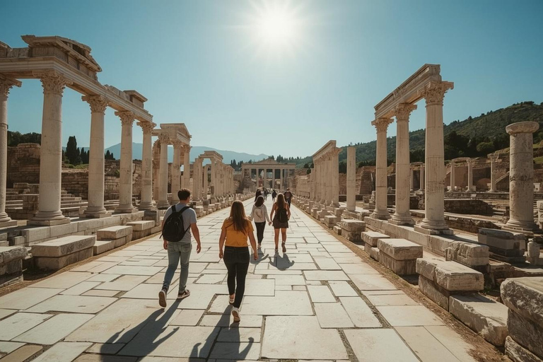 Icmeler: Ephesus and House of Virgin Mary Day Trip Tour without Entrance Fees