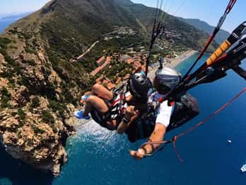 San Vito Lo Capo: Volo in parapendio in tandem foto e video