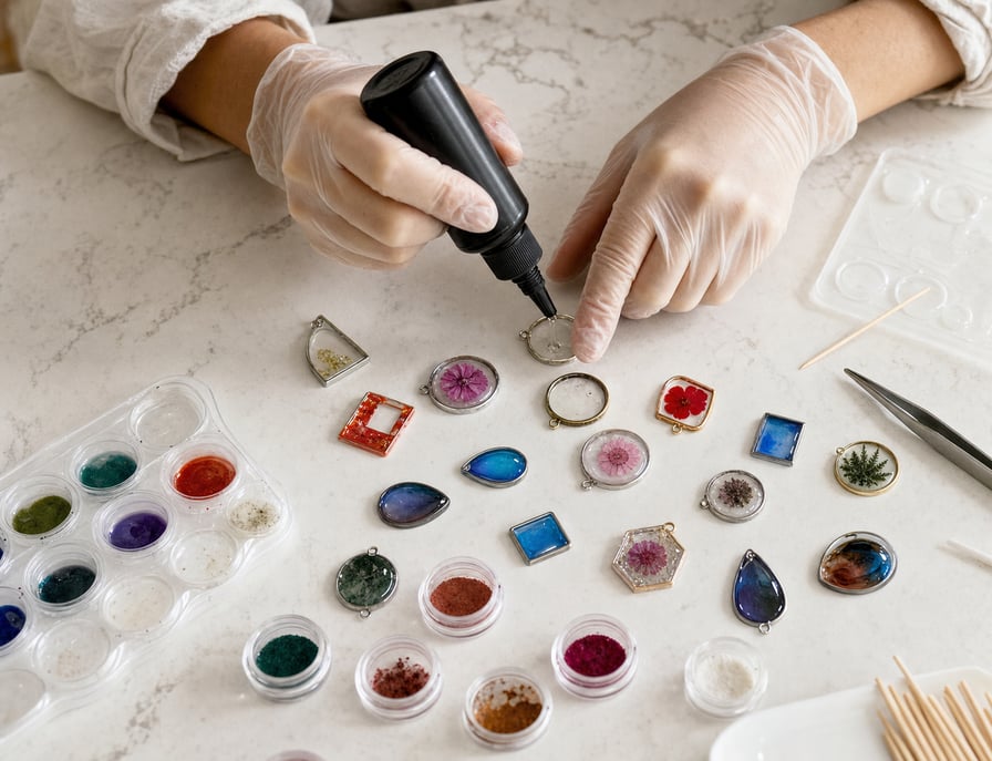 Mailand: Geführter Workshop für personalisierten Schmuck aus UV-Harz Mailand: Geführter ...