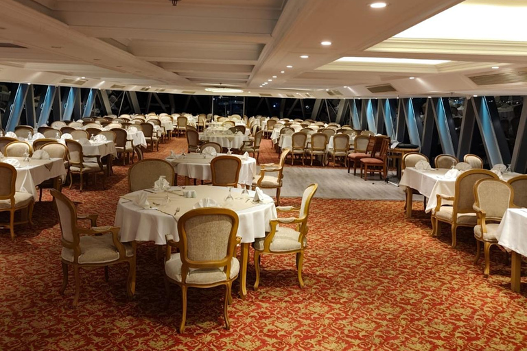 Cairo: Luxury Nile Onyx Dinner Cruise, Belly Dance & Shows Nile Onyx Dinner Cruise, Belly Dance Show Without Transfer