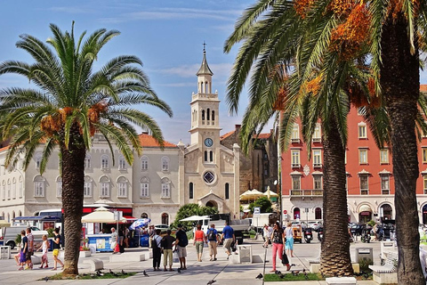 Tour a piedi per piccoli gruppi del Palazzo di Diocleziano e della Città Vecchia