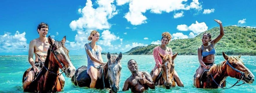 Montego Bay : Chutes de la rivière Dunn et aventure équestre