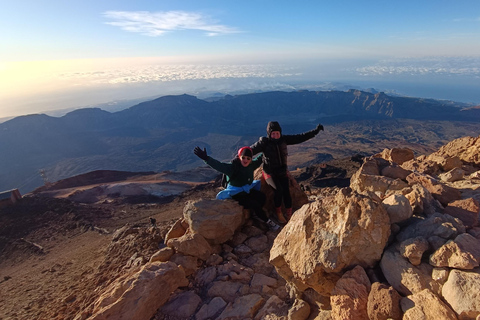 Hiking Summit of Teide by night for a sunrise and a Shadow Climbing Summit of Teide by night for a sunrise and a Shadow