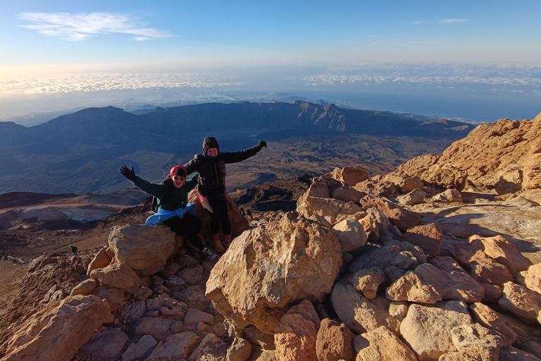 Hiking Summit of Teide by night for a sunrise and a Shadow Climbing Summit of Teide by night for a sunrise and a Shadow