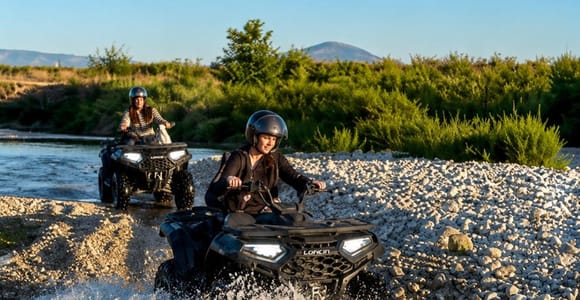 Saranda: ATV Safari, River Crossing & Cold War Tunnels