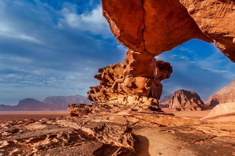 From Amman : Petra , Wadi Rum & Dead Sea ( 2 Day Trip ) Amman : Petra - Wadi Rum & Dead Sea ( 2Day 1 Night Tour )