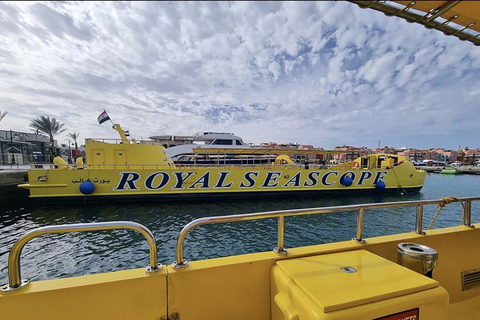 Makadi Bay: Royal Seascope Submarine Cruise & Snorkel stop Submarine Cruise with hotel pickup