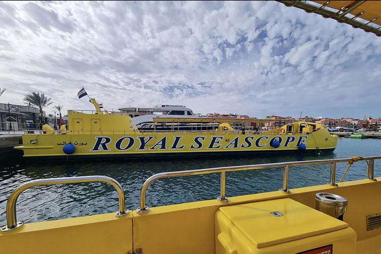 Makadi Bay: Royal Seascope Submarine Cruise & Snorkel stop Submarine Cruise with hotel pickup