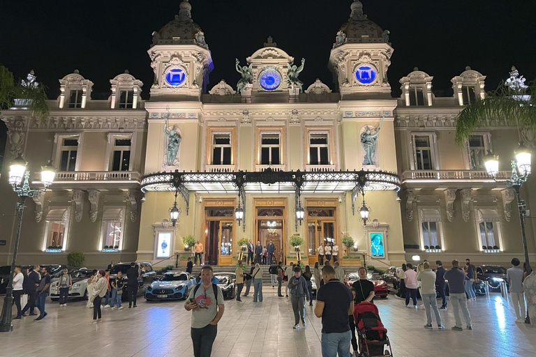 Mónaco: tour nocturno privado con el pueblo de Eze y el Casino