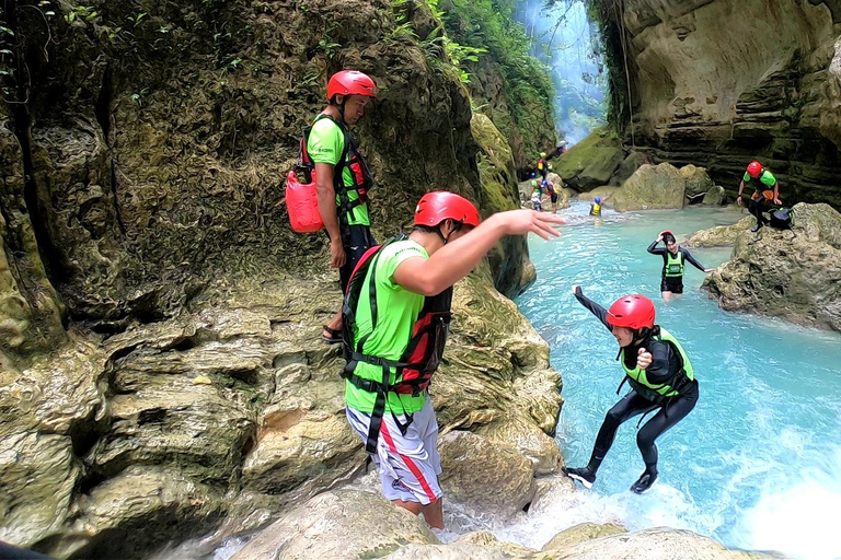 Cebu Moalboal Adventure Combo: Snorkel &amp; Canyoneering +LunchCebu: Moalboal Snorkeling &amp; Kawasan Falls Canyoneering Tour