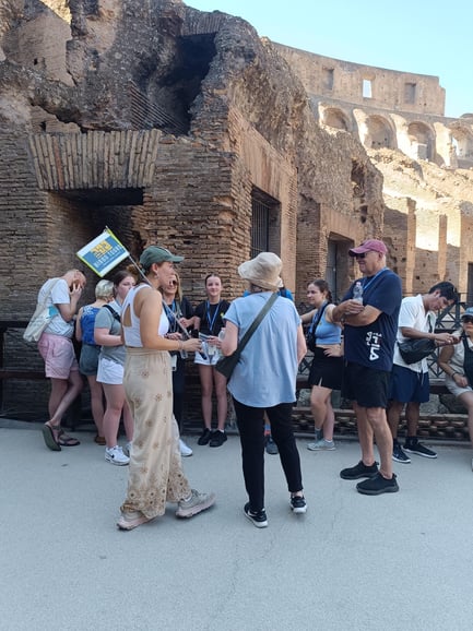 Roma: Coliseo Arena, Foro y Colina Palatina Grupo reducido