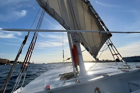 Luxor: Nile River Private Sunset Felucca Ride