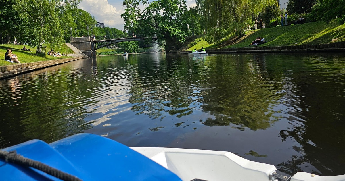 Rowing Riga Rowing boats and (Pedal boat) rental -River Cruises Latvia | GetYourGuide