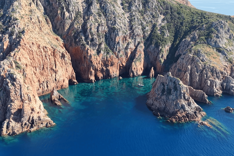 Calvi 12-Seater Guided Boat Visit: Scandola + Girolata + Piana Calvi 12-seater guided boat visit: Scandola + Girolata + Piana