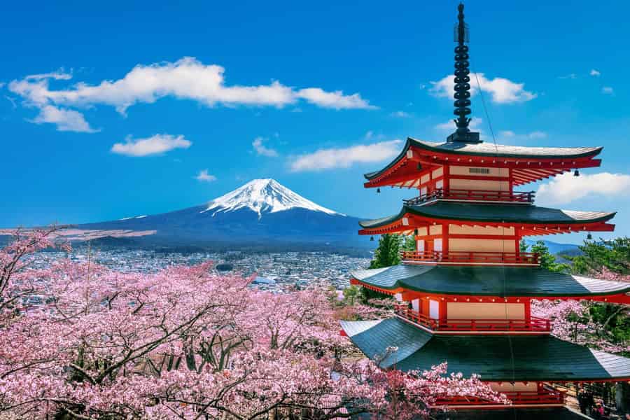Tokio: Berg Fuji & Arakurayama, Oshino Hakkai, Kawaguchi-See. Foto: GetYourGuide