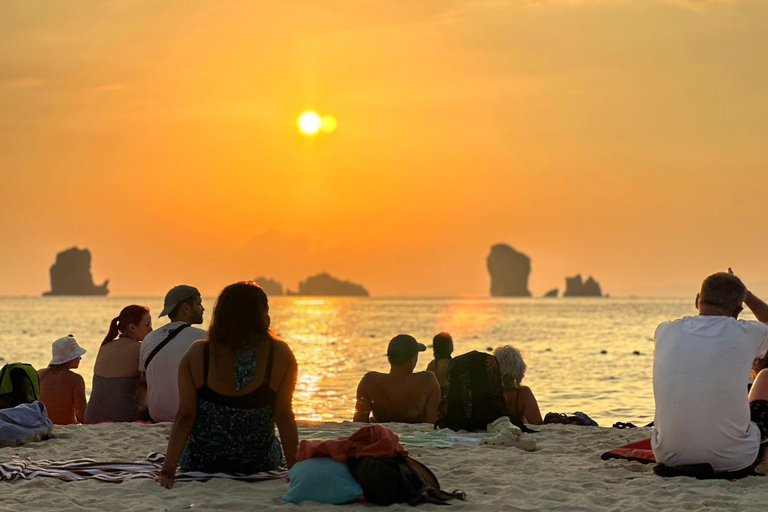 Krabi: Excursión a las 7 Islas al Atardecer con Cena Barbacoa+Plankton