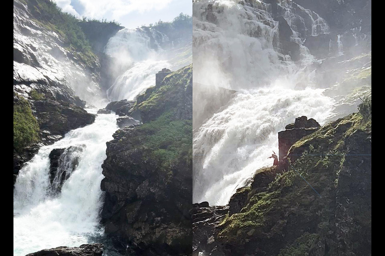 Visite guidée privée de la croisière Nærøyfjord d'Oslo et du chemin de fer de Flåm