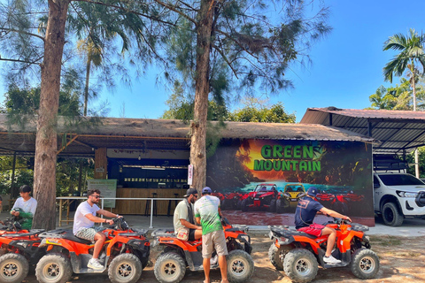 Desde Phuket: Rutas panorámicas en quad con vistas a Karon y Patong1,5 horas en coche