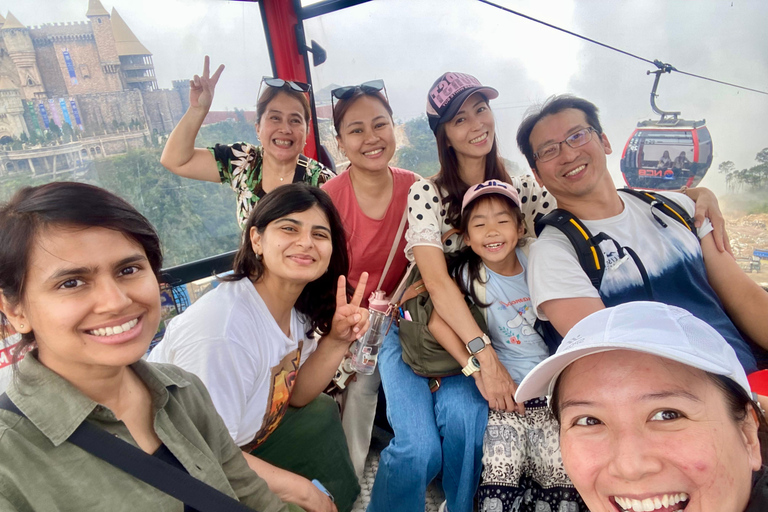 Bà Nà Hills: Highlights Tour with Guide and Cable Car Ride Group Tour to Bana hills with good English speaking guide