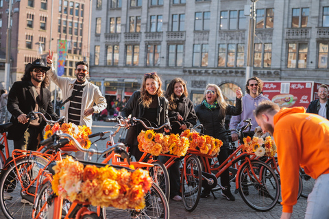 Amsterdam: Top Highlights Guided Bike Tour EN/DE/ES/FR/IT/CN Bike Tour with Guide & Audio Guide in DE, ES, FR, IT, and CN