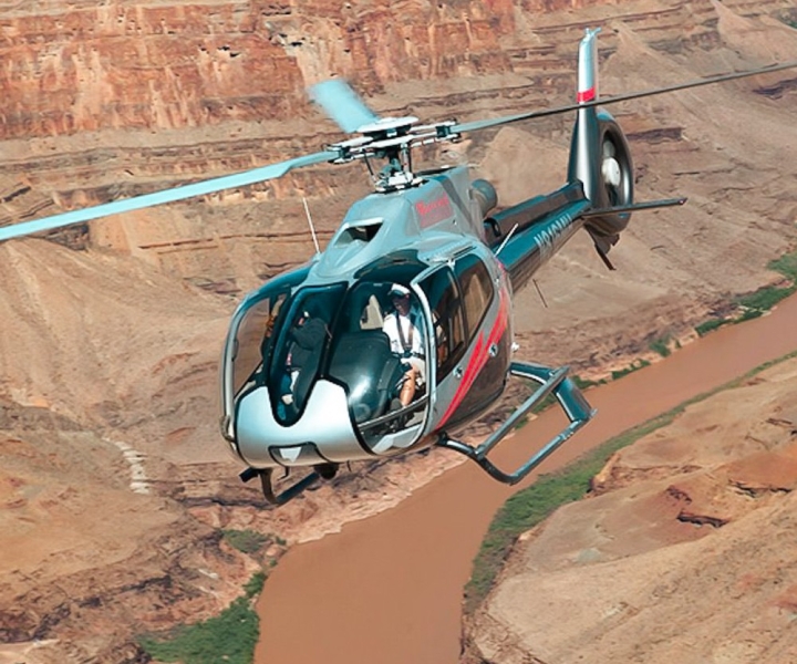 Grand Canyon : Tour de la rive ouest en hélicoptère et atterrissage