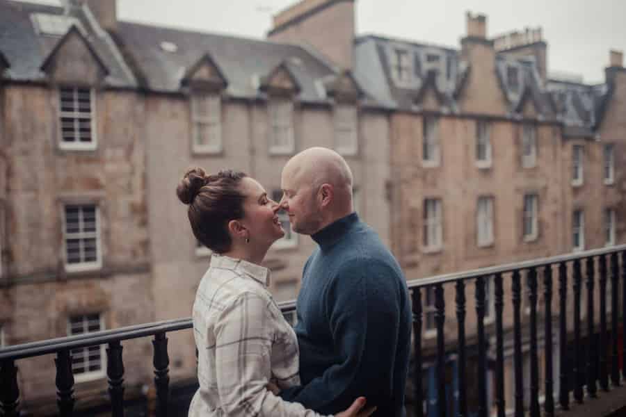 Romantische Fotoshootings für Paare in Edinburgh
