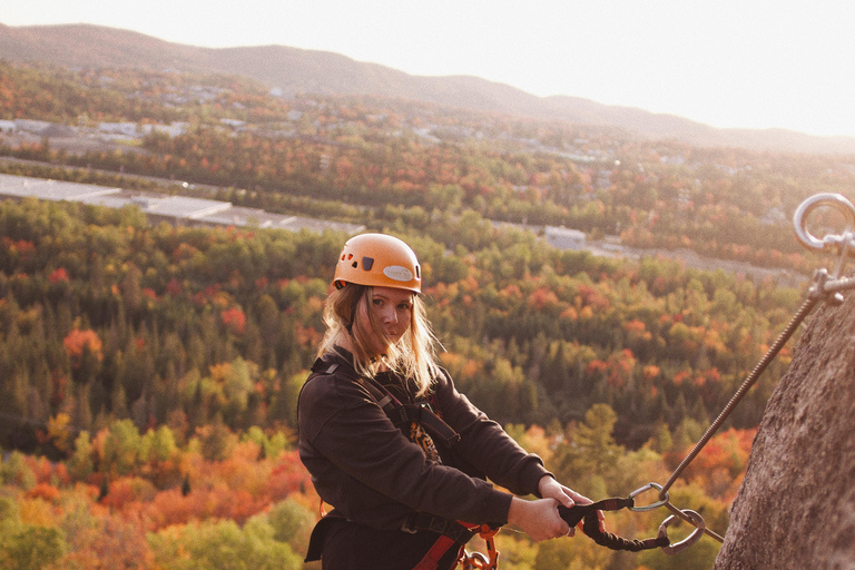 Tyroparc: Via Ferrata Guided Tour and Zipline Combo Ticket Summer: Via Ferrata Guided Tour and 2 Zipline Combo Ticket