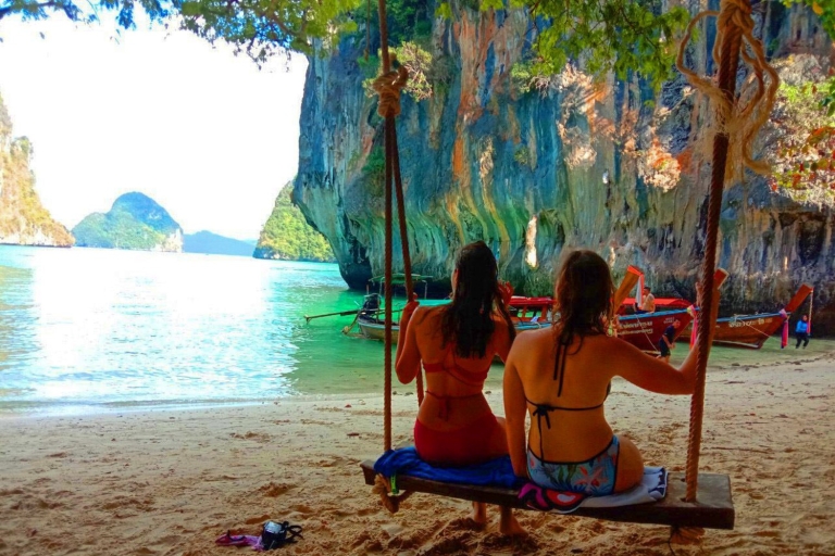 Krabi: excursion privée en bateau à longue queue des 4 îles et de Ko Hong
