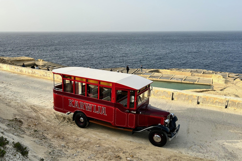 Malta: Halbtagestour mit dem Bus inkl. Mdina &amp; Blaue GrotteVintage Bus Halbtagestour