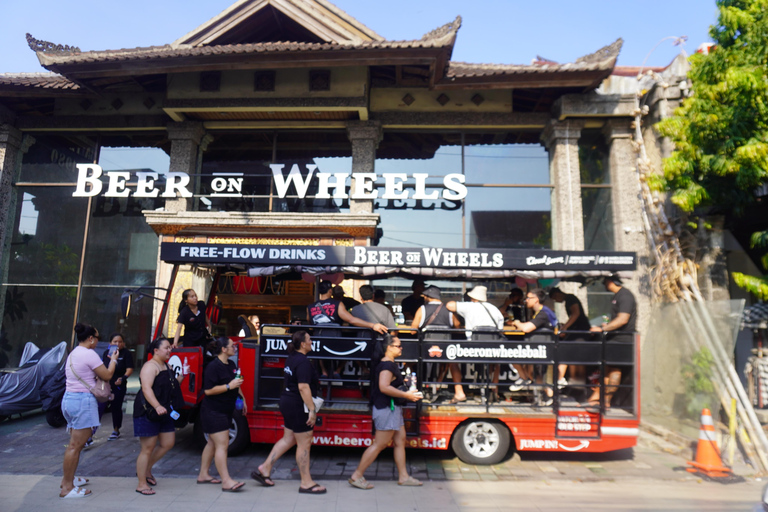 Bali: 2-Hour Beer Bus Party in Kuta & Legian Happy Hour Beer
