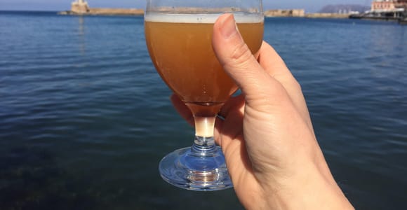 Chania: Craft Beer & Foodtour bei Sonnenuntergang