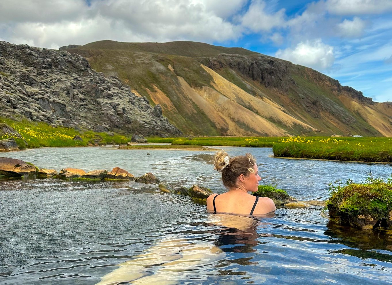Reykjavik: Vandretur i højlandet ved Landmannalaugar og varme kilder