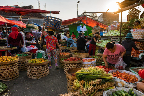 Yogyakarta: Local Market Tour & Mountain Cooking Class Hotel Pickup (Afternoon Sunset Class & Dinner)