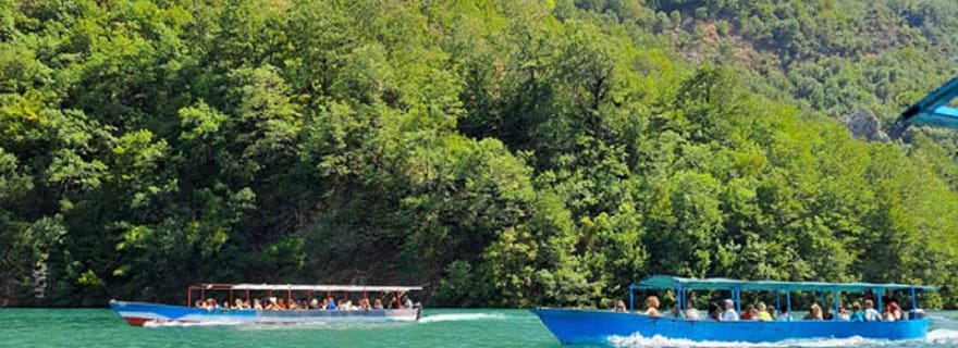 Sortie en bateau sur le lac Koman et la rivière Shala avec guide