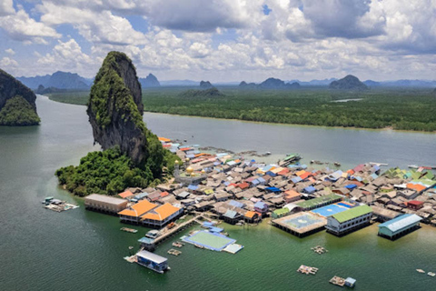 Från Phuket: James Bond Island med longtailbåt