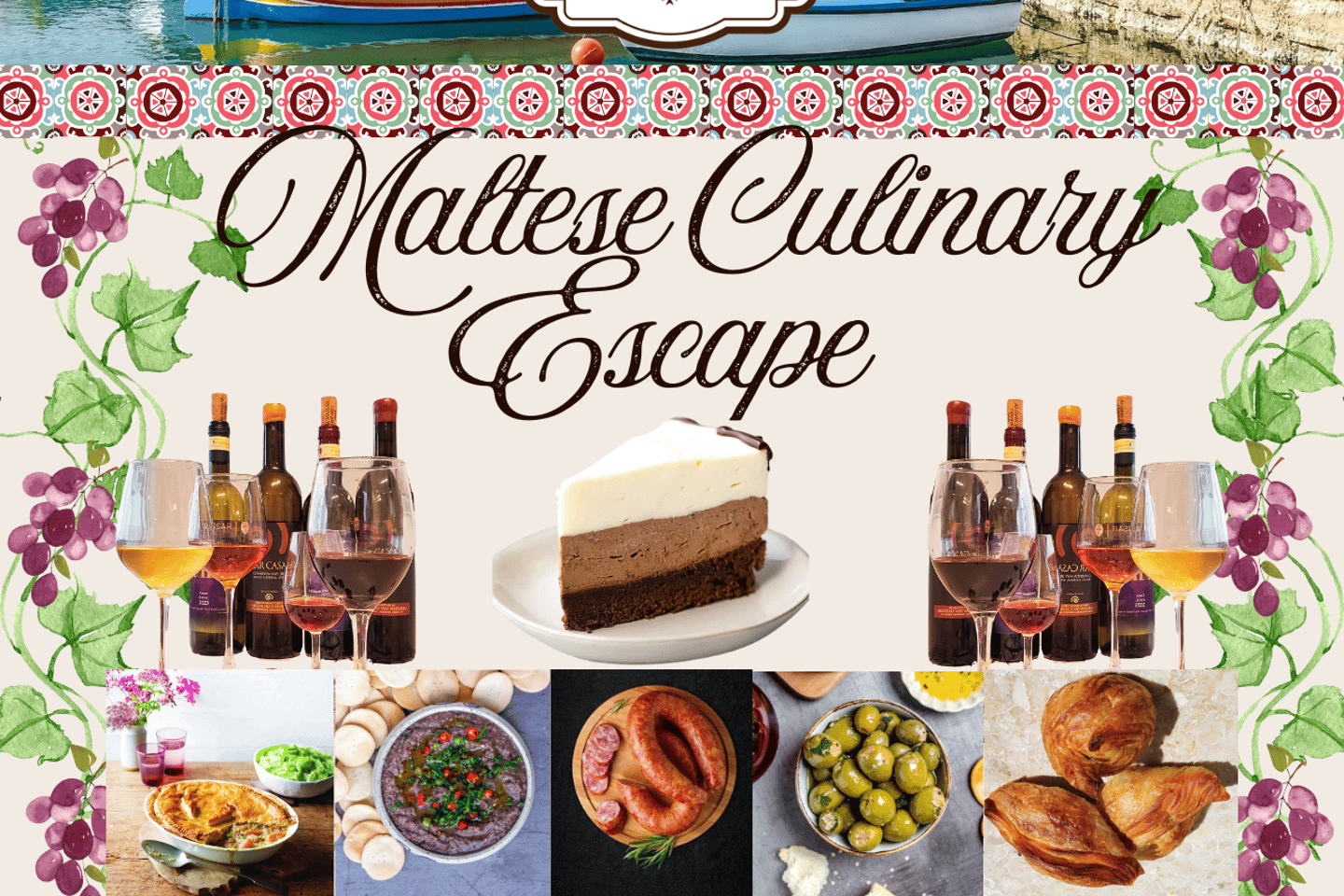 Maltese: Cake-Making Workshop, Buffet Lunch, & Wine Tasting