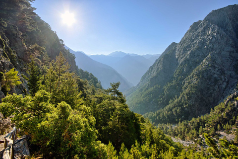 From Rethymno: Samaria Gorge Full-Day Trek with Pickup From Panormo, Lavris, Scaleta, Sfakaki, Stavromenos