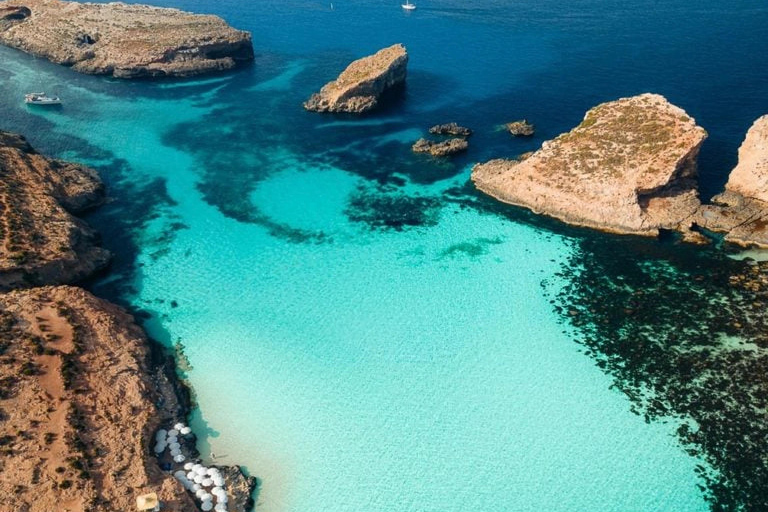 Malta: Passeio de barco privado a Comino, Lagoa Azul e GozoPasseio de barco privado de 2 horas