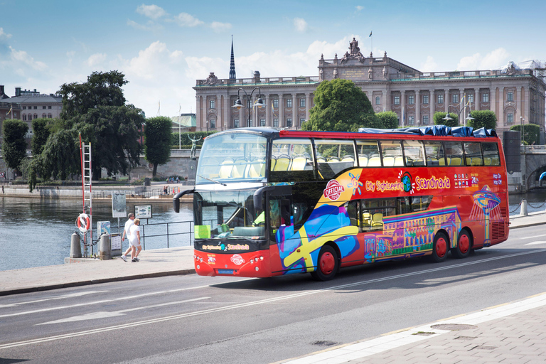 Stockholm: 24 hour Hop On-Hop Off Bus Tour