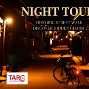 Hida Takayama: Night Cycling Tour with Local Guide