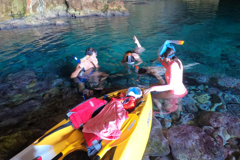 Jávea: Kajaktocht van Granadella Beach naar de zeegrotten