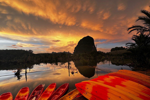 Krabi: Kayaking, Crystal Lagoon, and Fish Spa in Klong Root Krabi: Shared Adventure with Extended Pickup