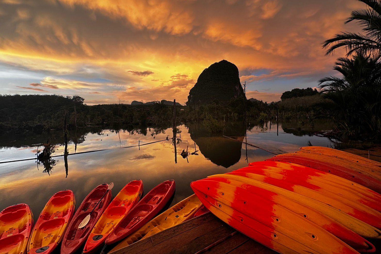 Krabi: Kayaking, Crystal Lagoon, and Fish Spa in Klong Root Krabi: Shared Adventure with Extended Pickup