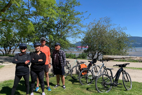 Visite guidée du front de mer de Vancouver en vélo/vélo