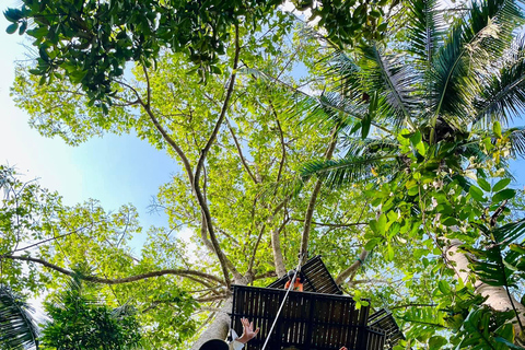 Koh Samui: Samui Zipline Adventure with Transfer service Zipline B - 16 Platforms