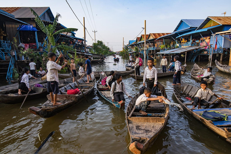 Från Siem Reap: Flytande bytur med båt