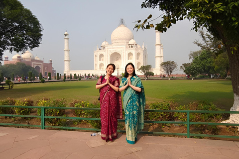 From Delhi: Taj Mahal & Agra City Tour with Tickets & Lunch From Agra: Tour with Ac Car, Driver and Guide Only