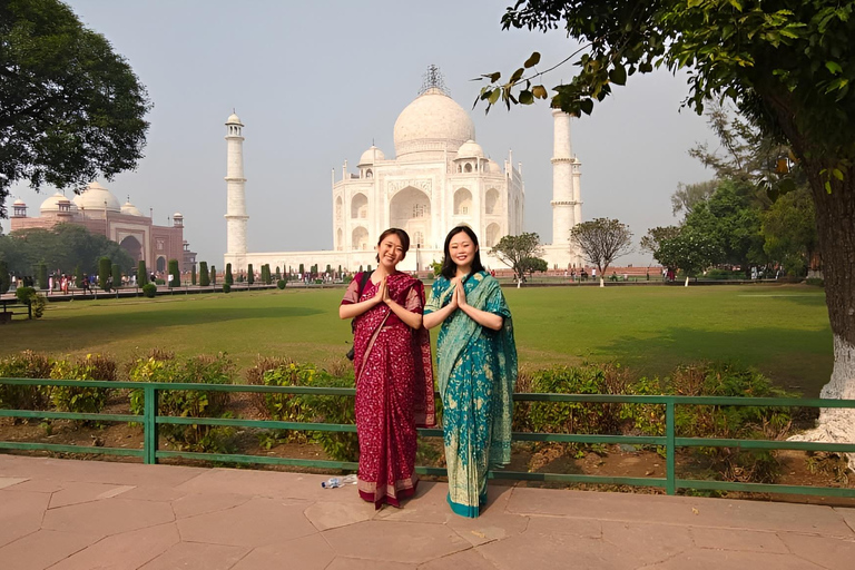 From Delhi: Taj Mahal & Agra City Tour with Tickets & Lunch From Agra: Tour with Ac Car, Driver and Guide Only