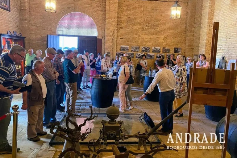 Huelva : visite guidée à la cave Andrade avec dégustations