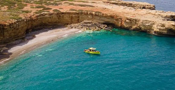 Rethymno: Speedboat Cruise with Snorkeling & Swimming